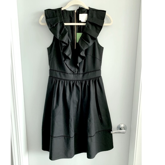 SOLD! NEW! Kate Spade Ruffle Neck Dress - Picture 3 of 5